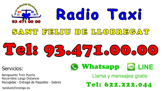 taxi Sant Feliu de llobregat